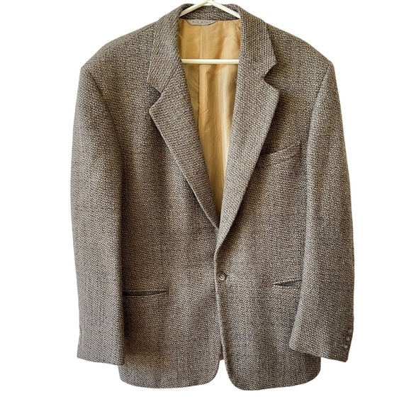 SOLD MAURIZIO BALDASSARI SPORT COAT BLAZER MENS 50 100% WOOL CAREER ITALIAN - Picture 2 of 13